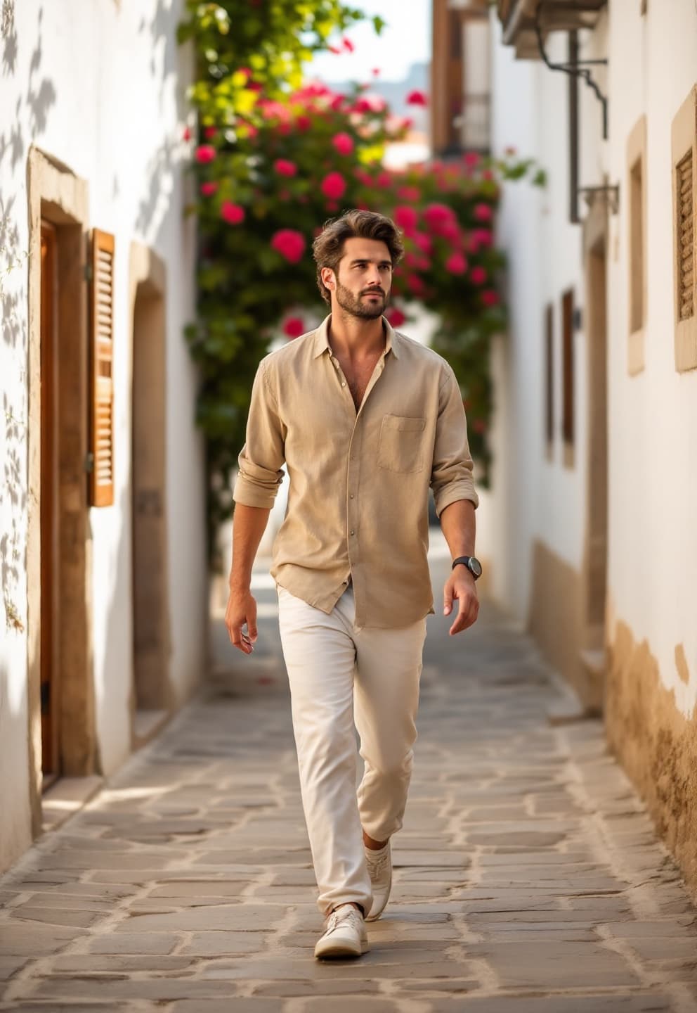 Hombre con camisa manga corta hombre: guía, fotografía editorial masculina