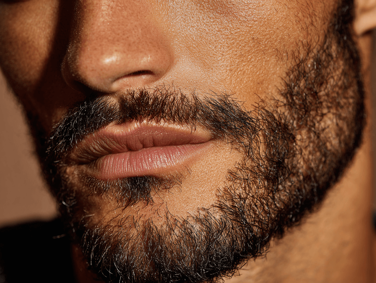 Barba de tres días (stubble)