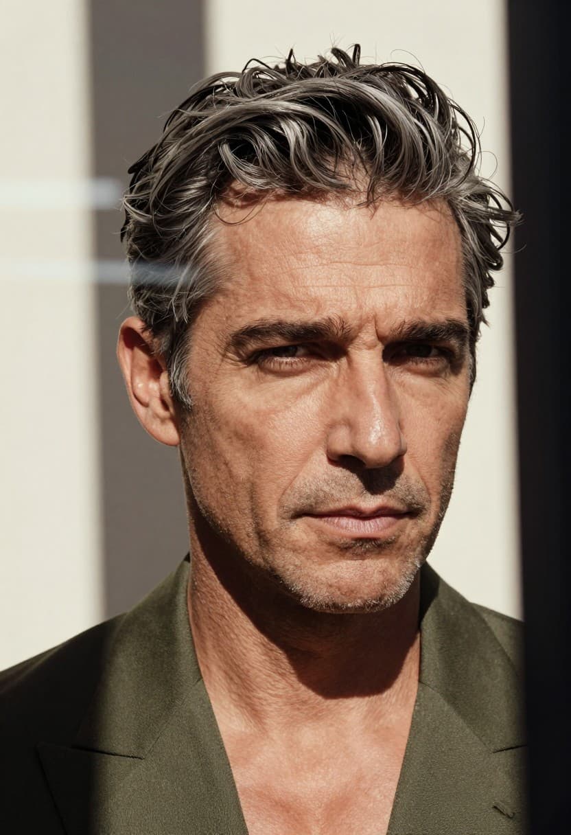 Hombre con crema antiarrugas hombre: guía y, fotografía editorial masculina
