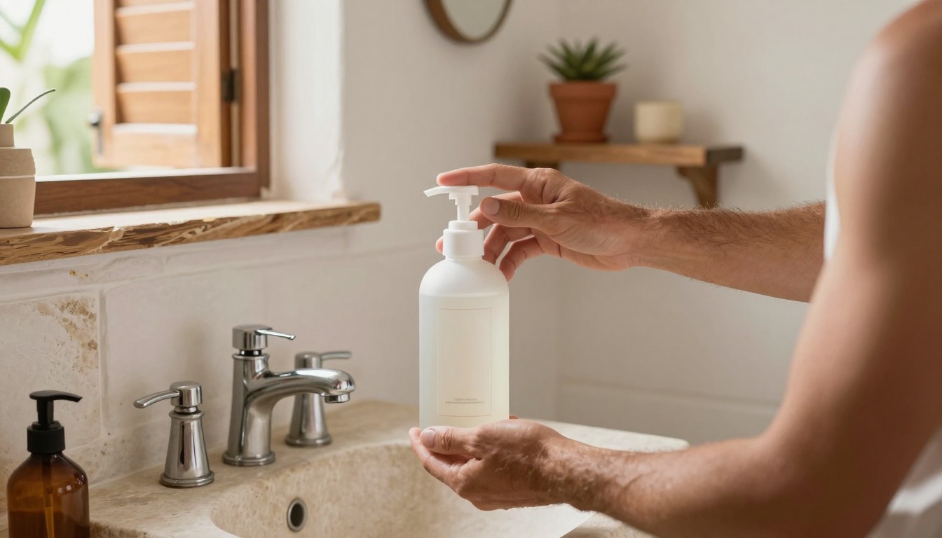 Imagen junto a sección "Qué ingredientes buscar y qué productos comprar", fotografía editorial masculina