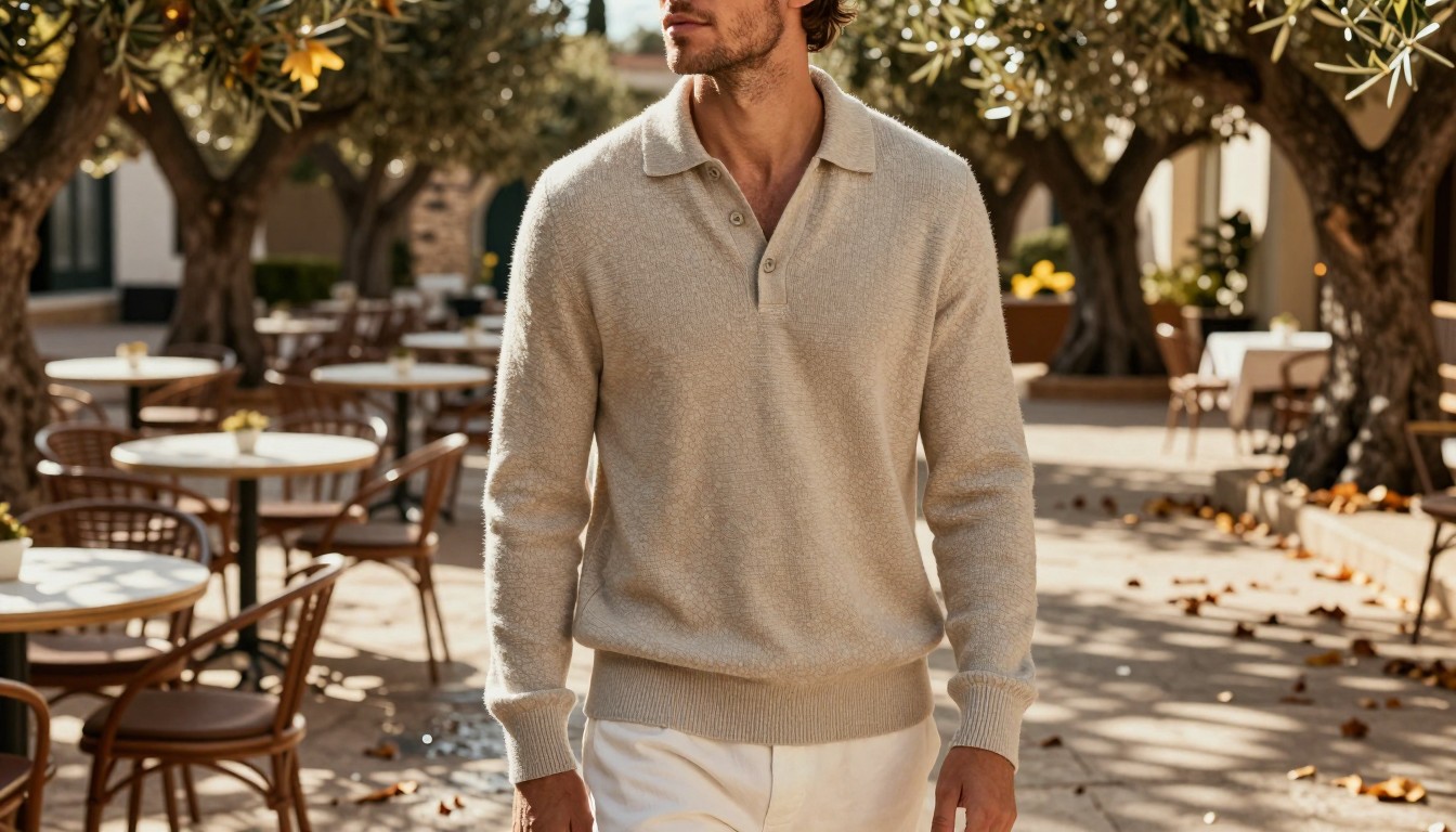 Imagen junto a sección "Look 5: Outfit hombre para día de lluvia con criterio", fotografía editorial masculina