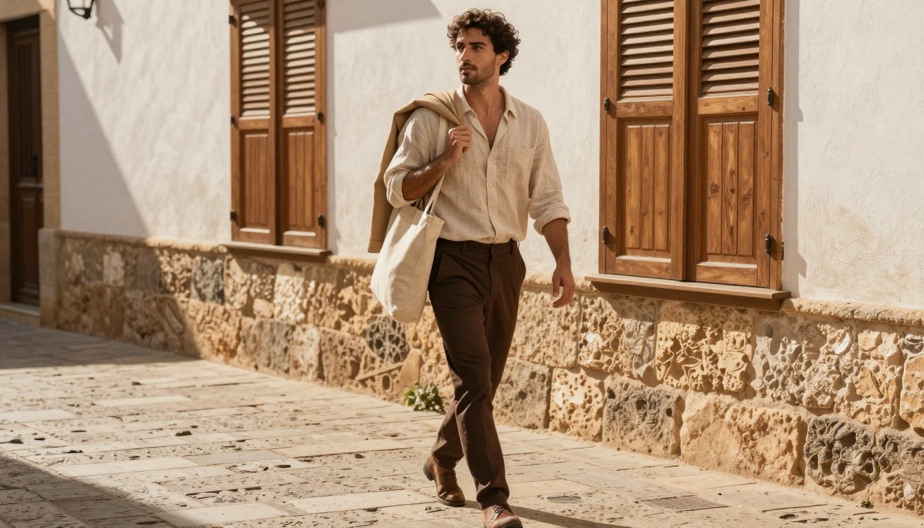 Imagen junto a sección "Capas ligeras hombre oficina: la estrategia que lo resuelve todo", fotografía editorial masculina