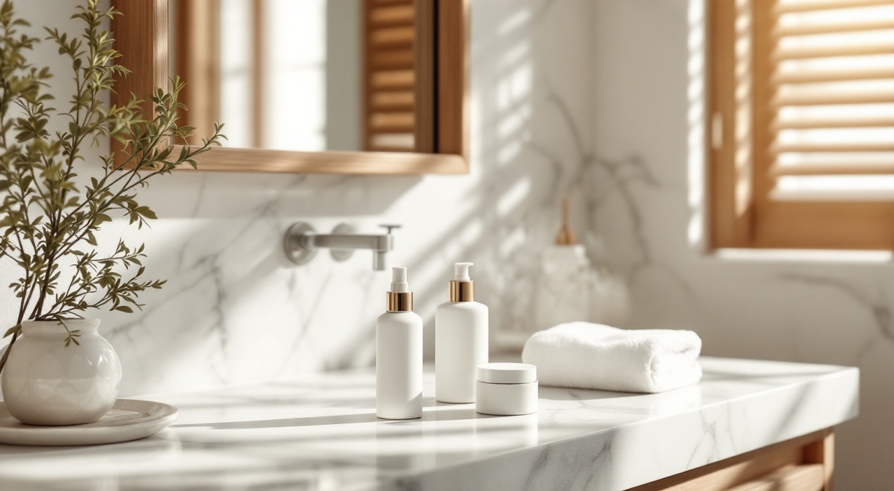 Imagen junto a sección "Rutina skincare hombre: los pasos que necesitas", fotografía editorial masculina